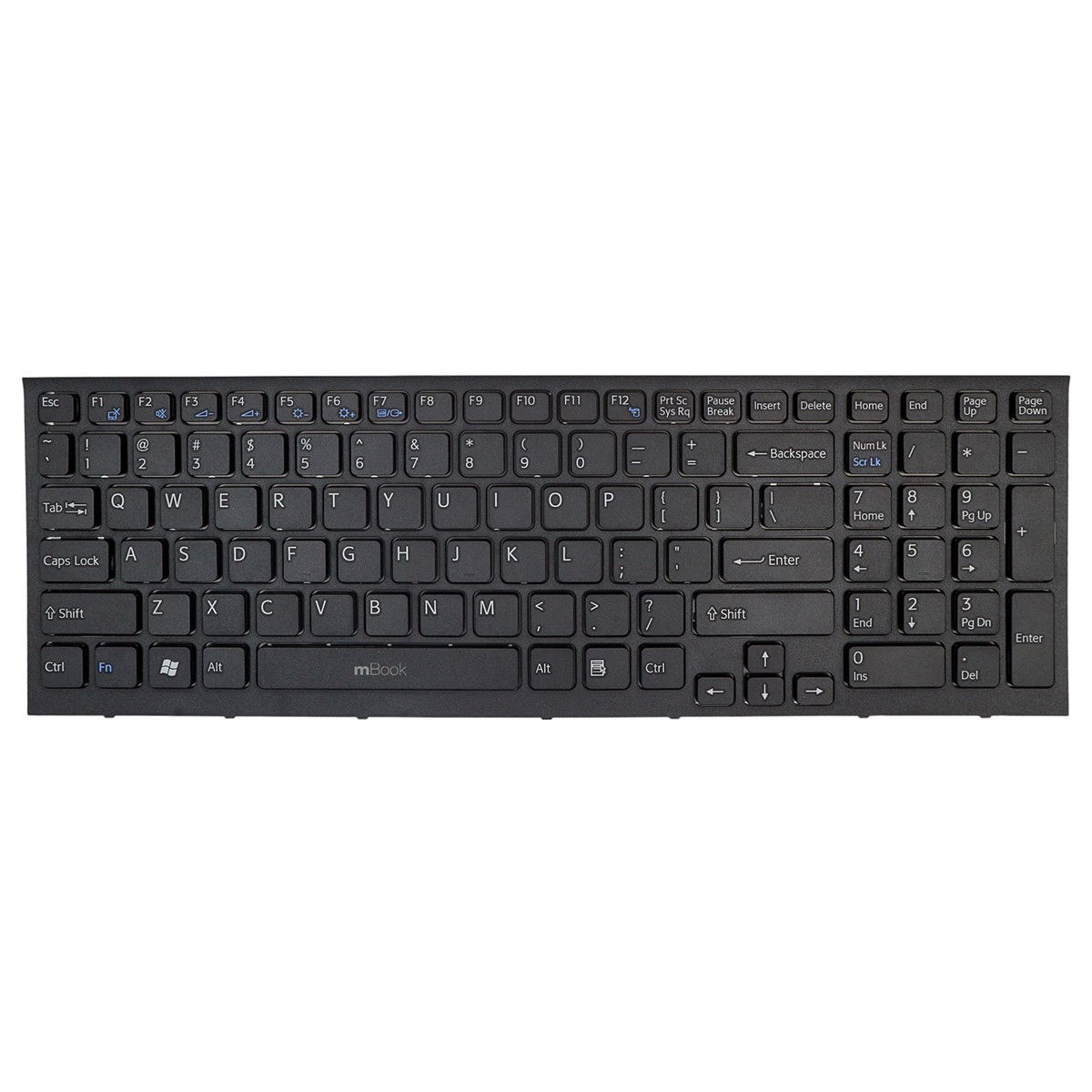 Teclado para Sony vaio VPCEB2C4E VPCEB17FX/B Preto, 