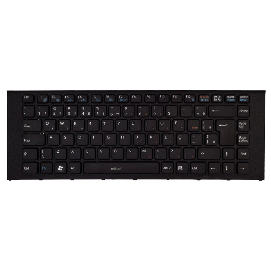 Teclado Sony Vaio Vpcea Series Vpc-ea2ufx/p Preto C Frame