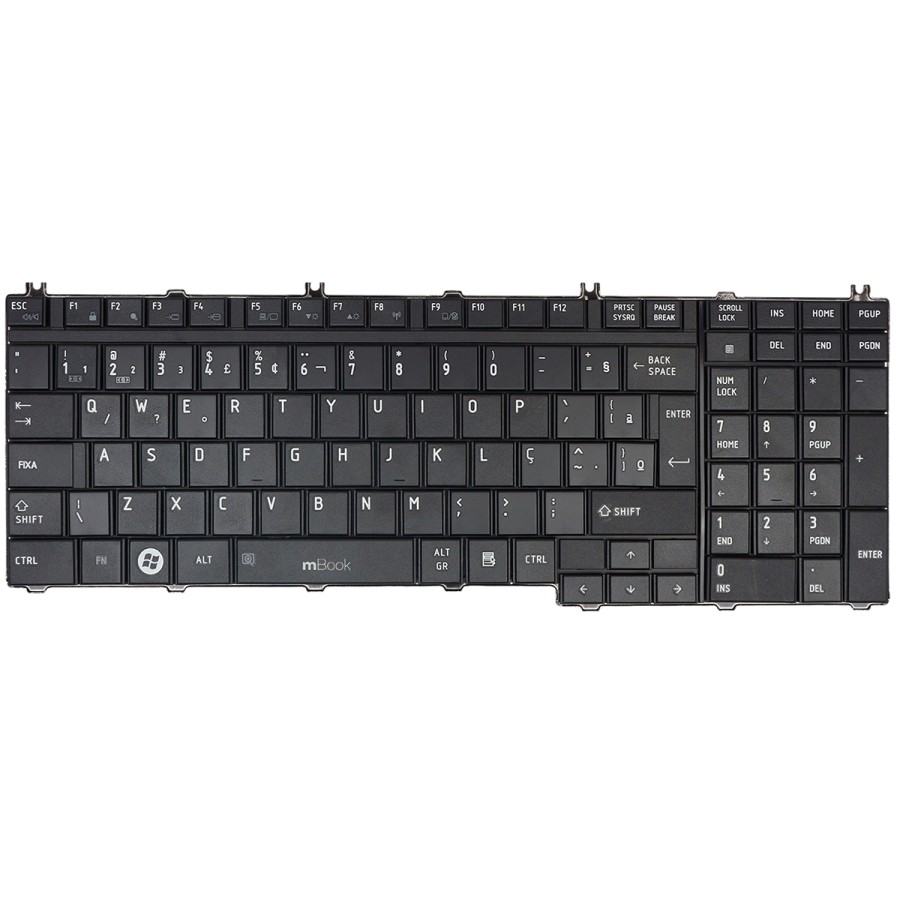 Teclado para Toshiba Satellite A500 A505 A505d L350 L355 Us