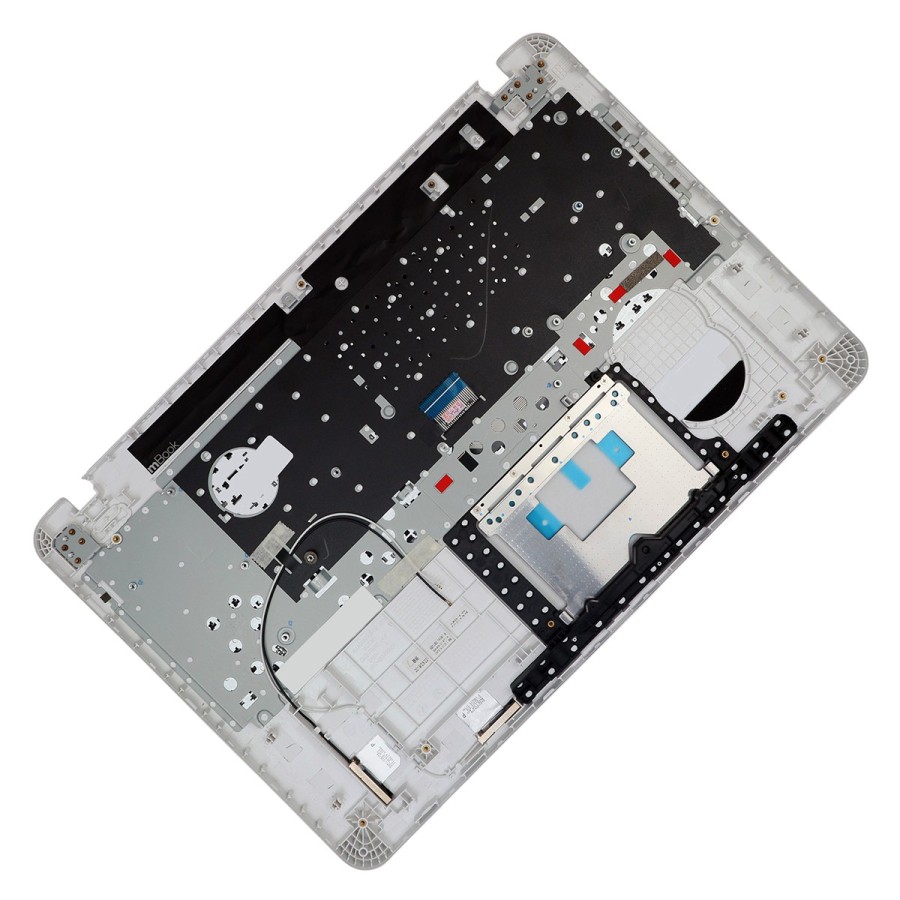 Teclado com palmrest para Samsung ba98-01582a Branco, 
