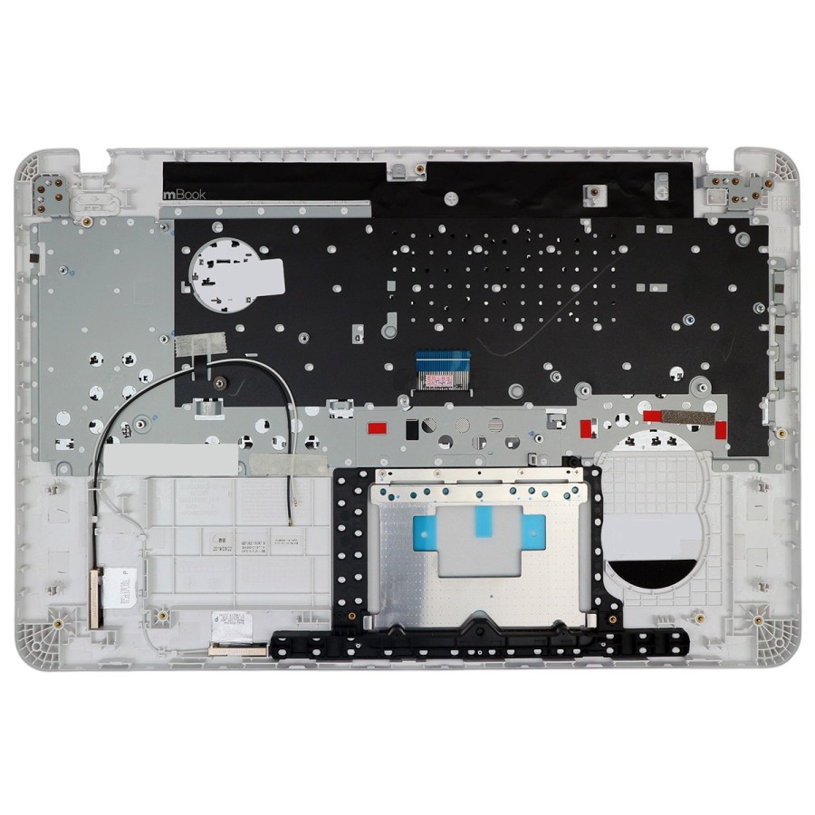 Teclado com palmrest para Samsung ba61-03674a Branco, 