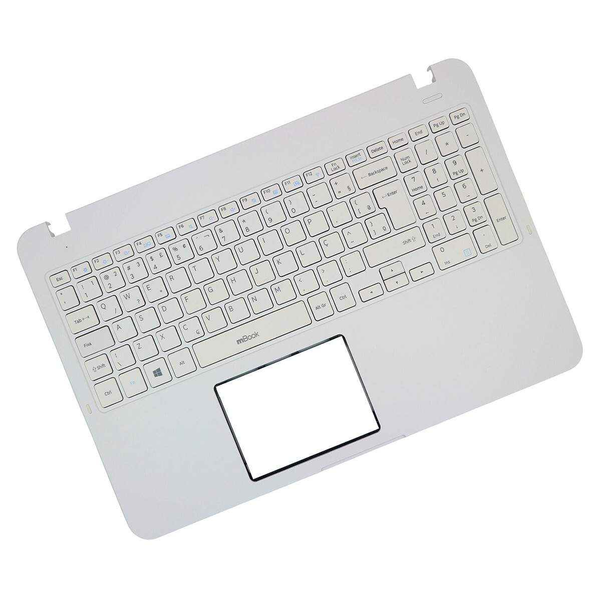 Teclado para Samsung Essentials NP350XAA-KF4BR Branco, 