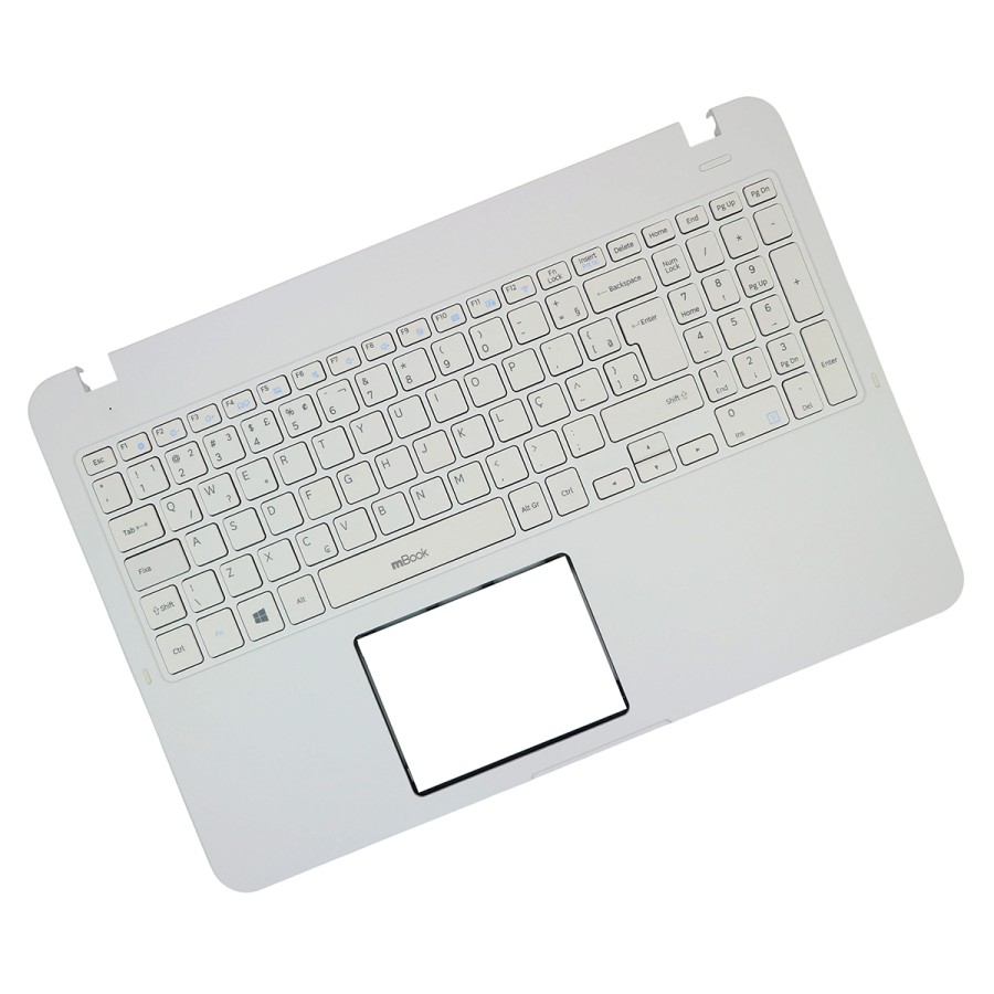 Teclado Palmrest para Samsung Expert NP350XBE-XD1BR Branco, 