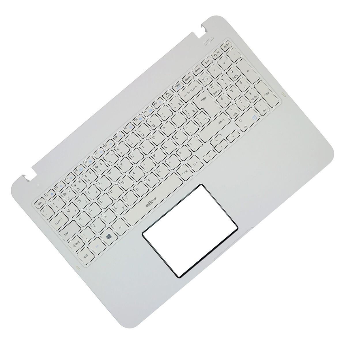 Teclado Palmrest para Samsung Expert NP350XBE-XD1BR Branco, 
