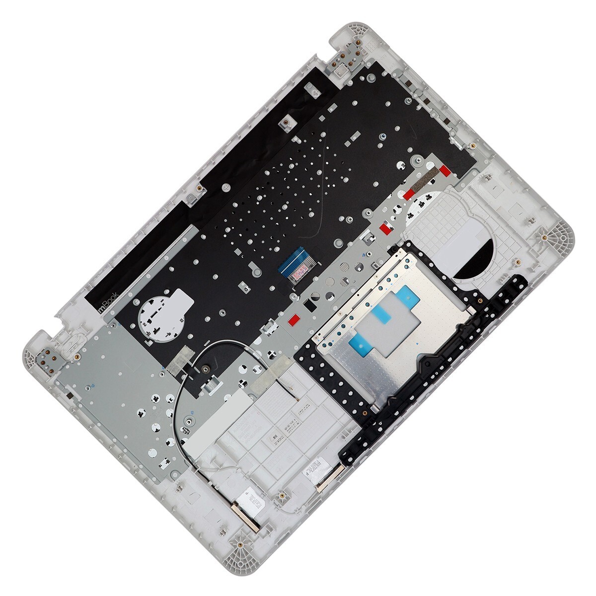 Teclado Palmrest para Samsung Expert NP350XBE-XH4BR Branco, 