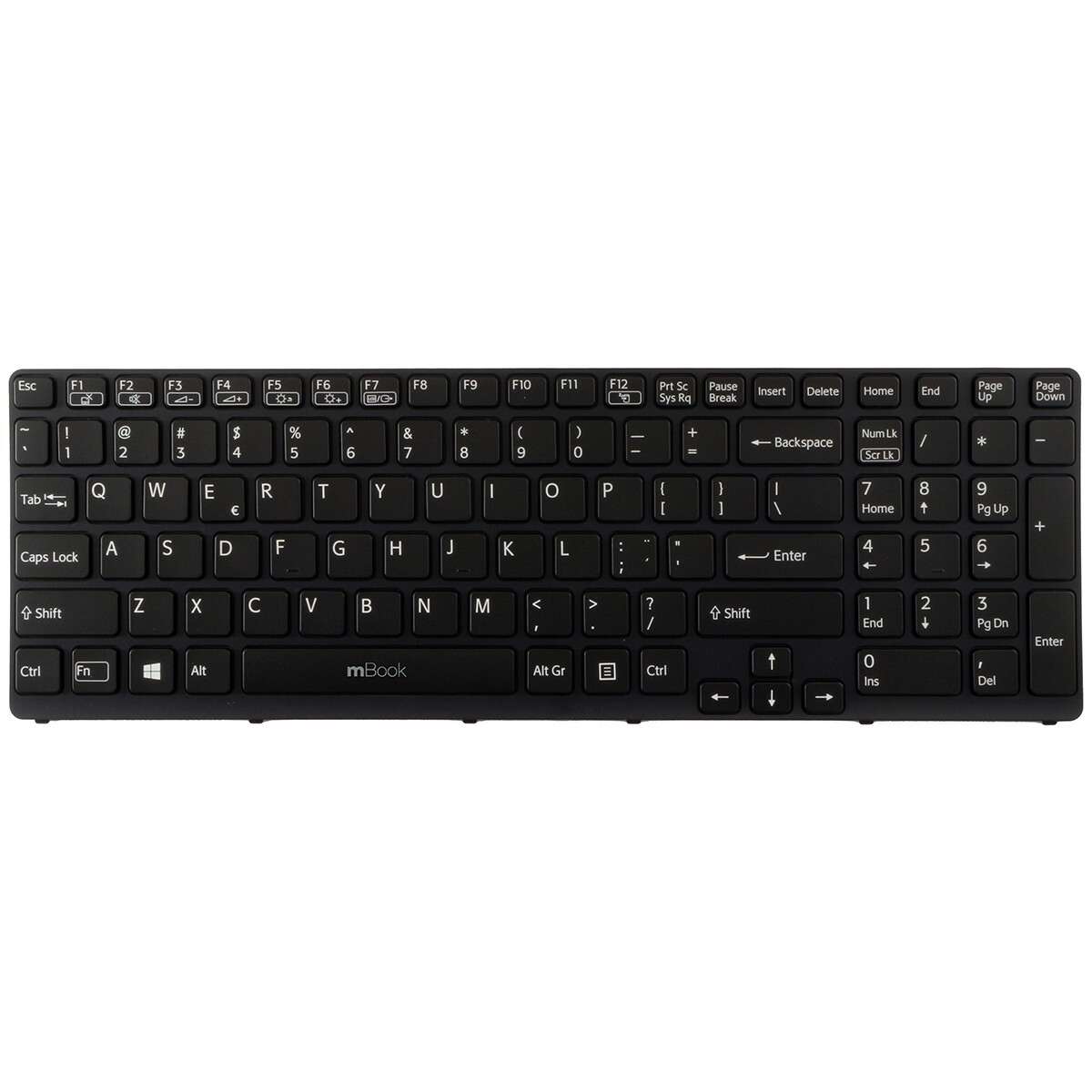 Teclado para Sony Vaio Compatível com PN v133930asus3a, 