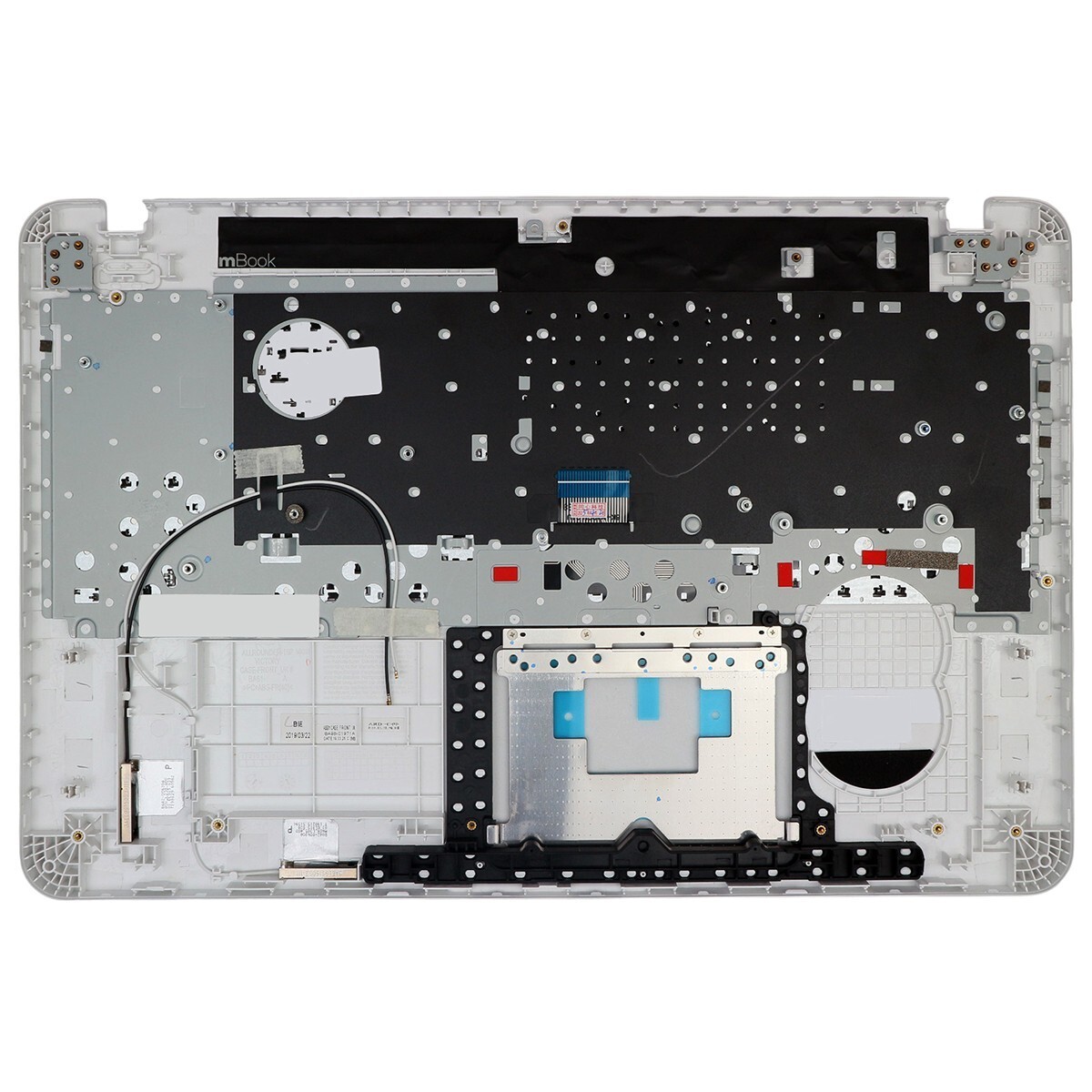 Teclado Palmrest para Samsung NP350XBE-KDABR Branco, 