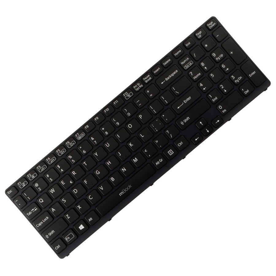 Teclado para Sony VAIO SVE17115FGB SVE1712T1RB Layout US, 