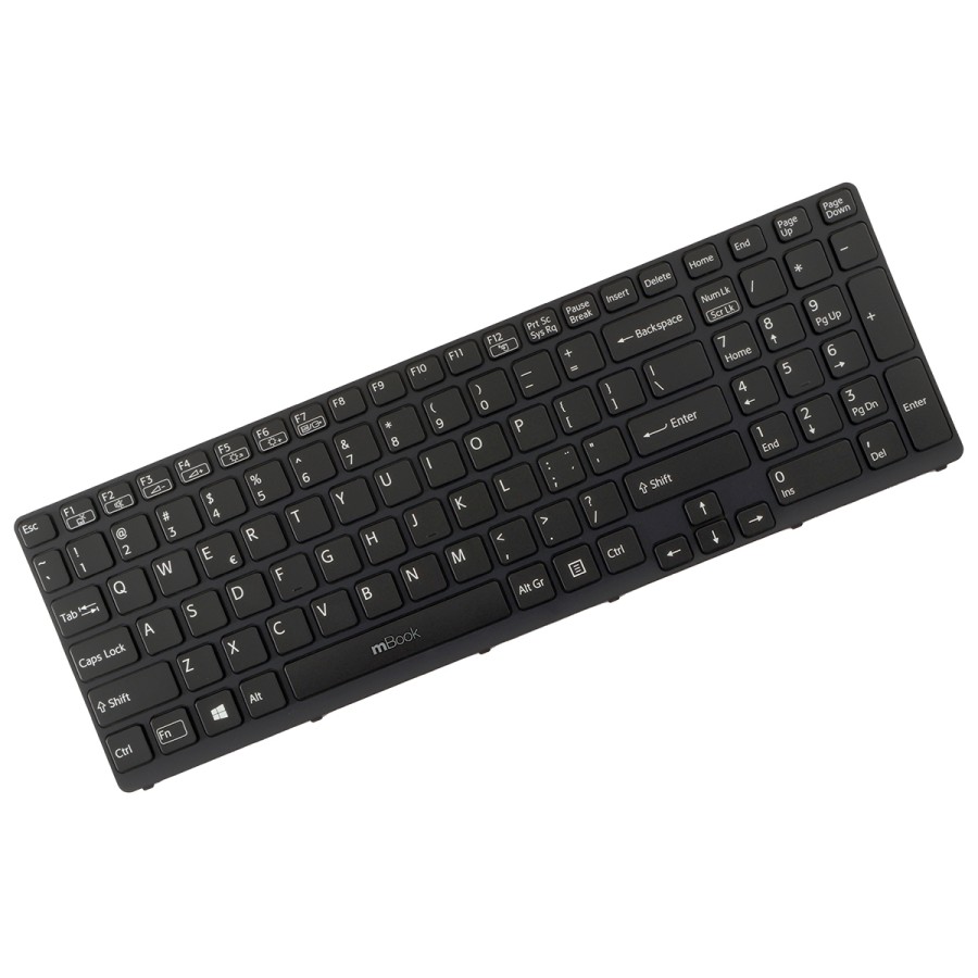 Teclado para Sony VAIO SVE1713M1EB SVE17125CXB Layout US