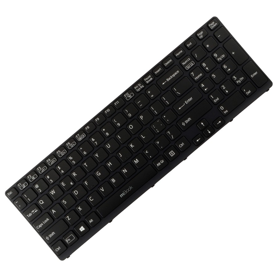 Teclado para Sony VAIO SVE1713M1EB SVE17125CXB Layout US