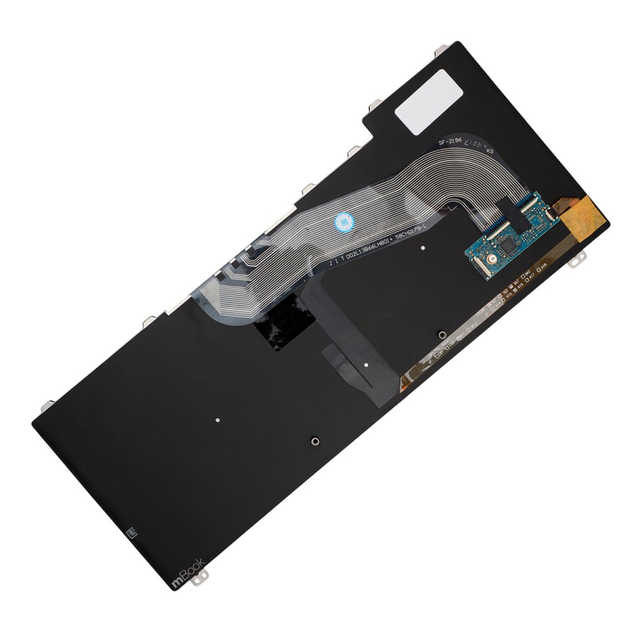 Teclado para Dell 0h64xf Nsk-ld1bc Retroiluminado Br Com Ç, 