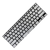 Teclado Compatível com 9z.nfkbn.c01 Prata US Led, 