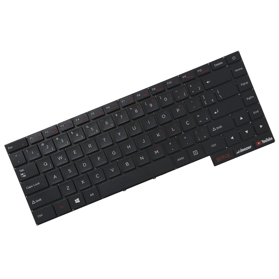 Teclado para Positivo SCDY-315-18 XK Com Botão Netflix, 