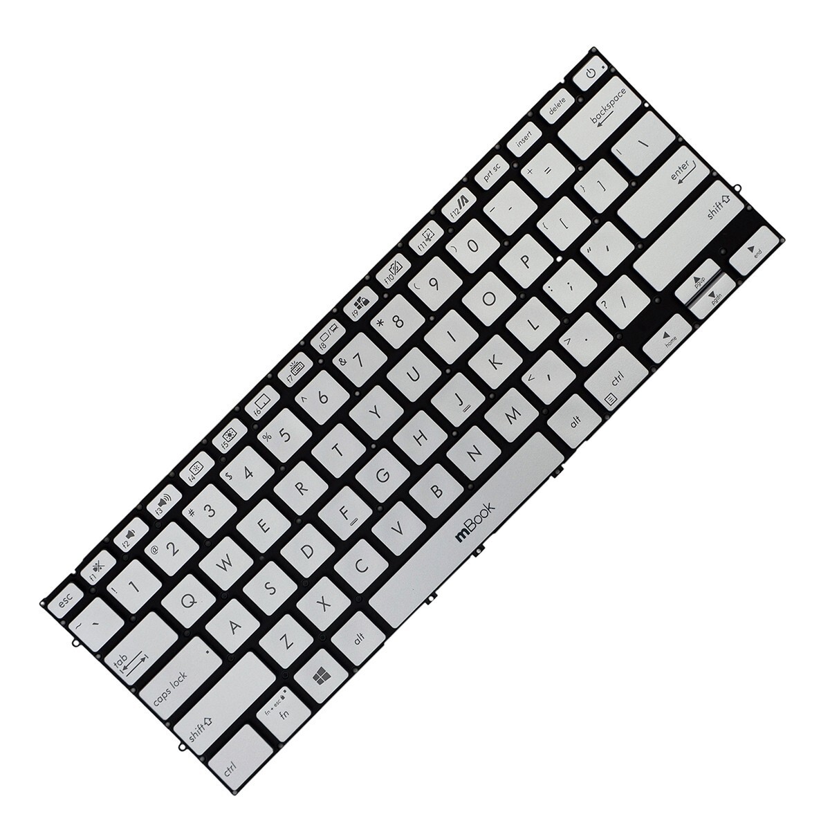 Teclado para Asus ZenBook UX431FA-EH74 Prata US Led, 