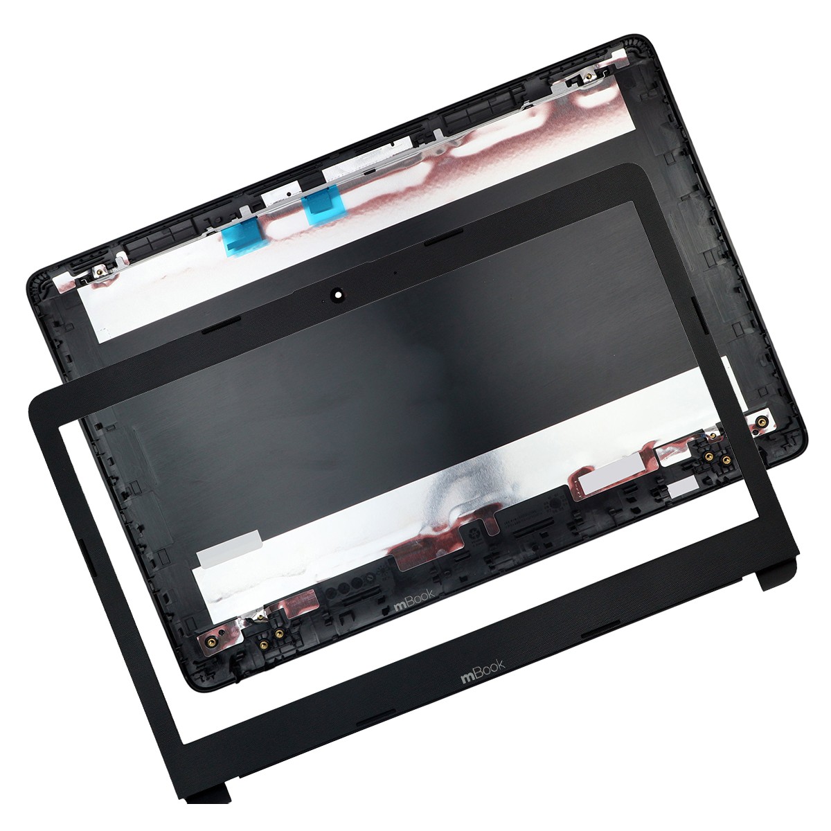 Carcaça Tampa Traseira E Moldura Para HP Fa204000xxx BLK