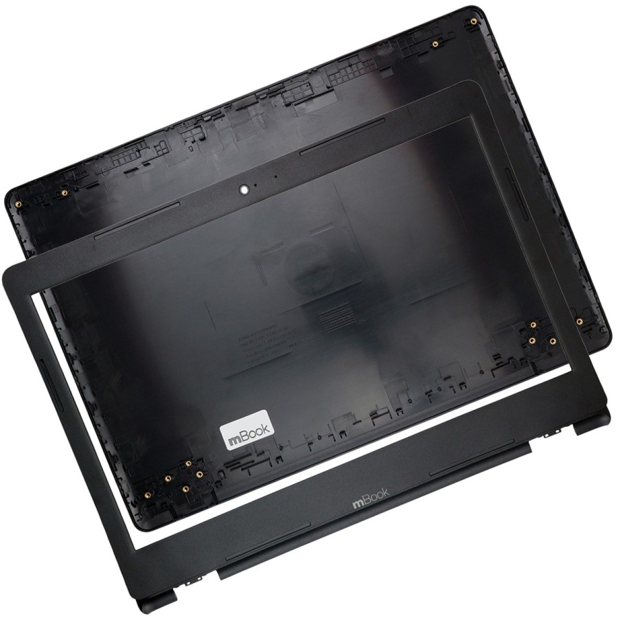 Carcaça Tampa Traseira e Moldura para Dell fa24z000100, 