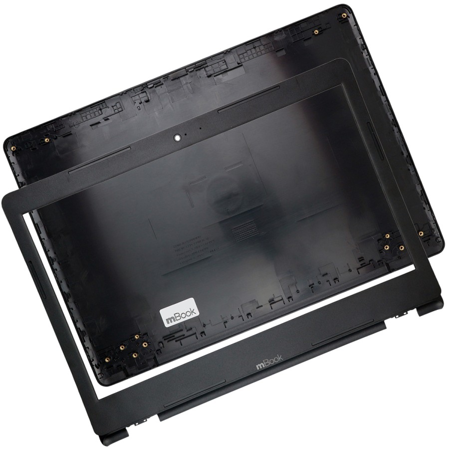 Carcaça Tampa Traseira e Moldura para Dell Latitude 14 3490, 