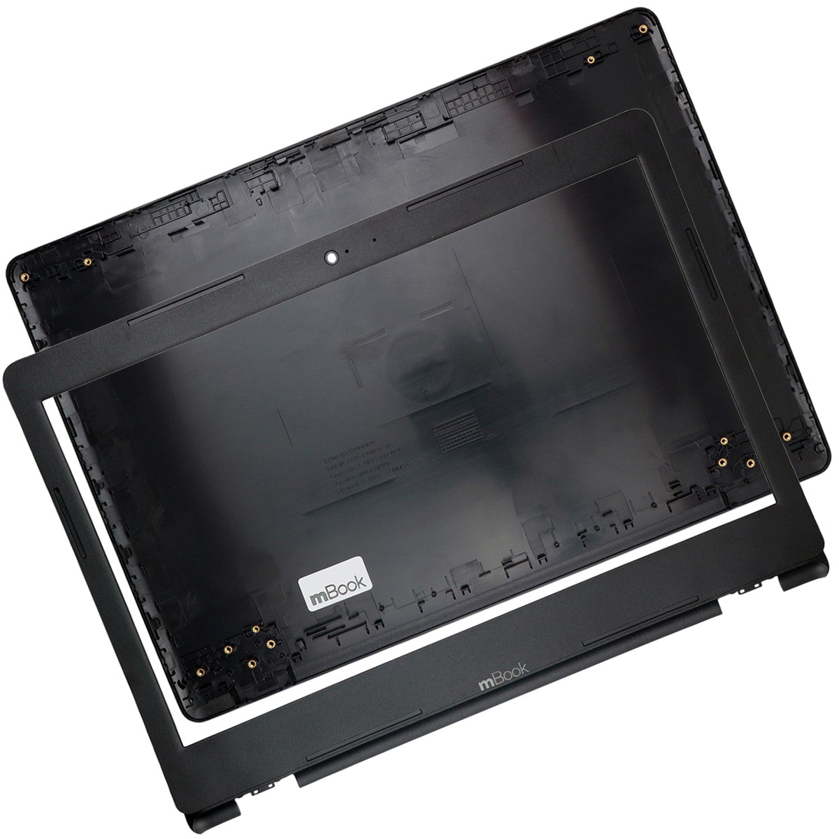 Carcaça Tampa Traseira e Moldura para Dell 06t6cf, 