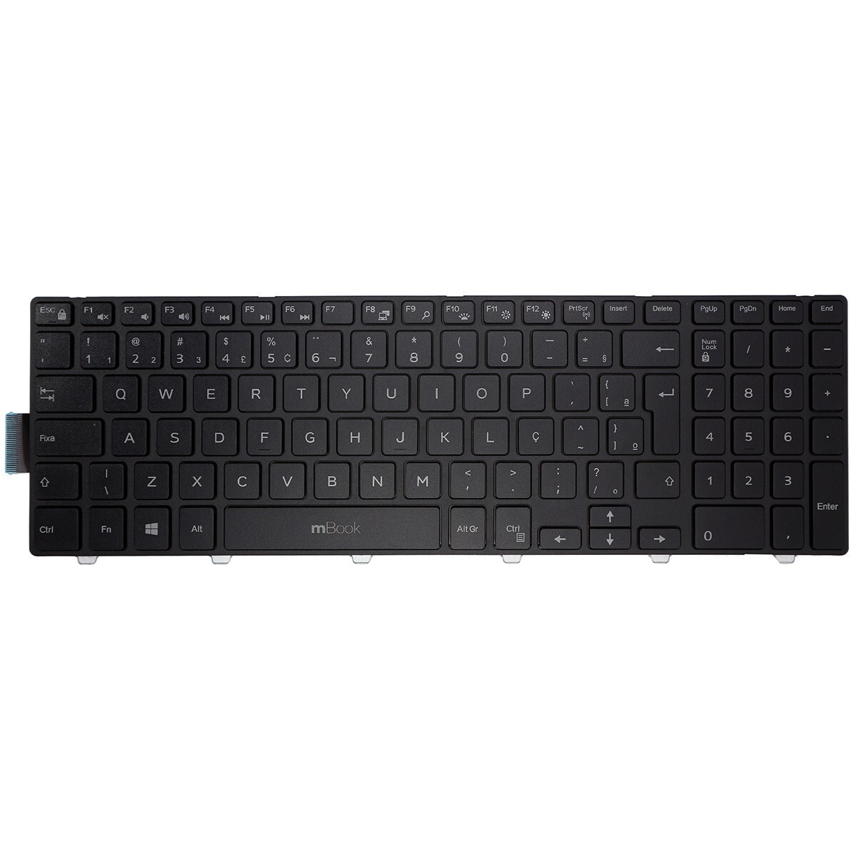 Teclado Dell Inspiron I15-3542-b10 B20 Nsk-lr0sc Br Com Ç, 