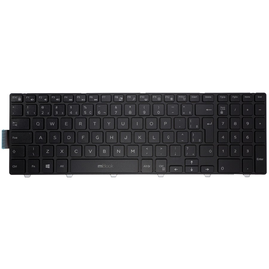 Teclado P/ Dell Kpp2c 0kpp2c Pk1313g1a00 Nsk-lr0sc Br Com Ç