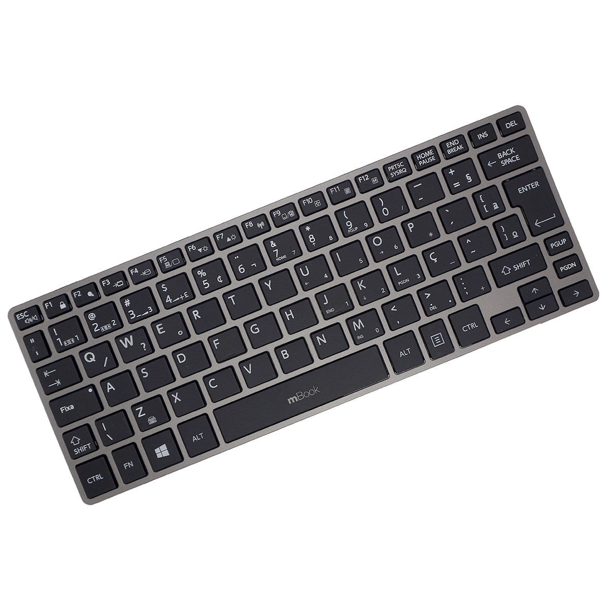 Teclado para Toshiba compatível com part number 9Z.NAJBN.001, 