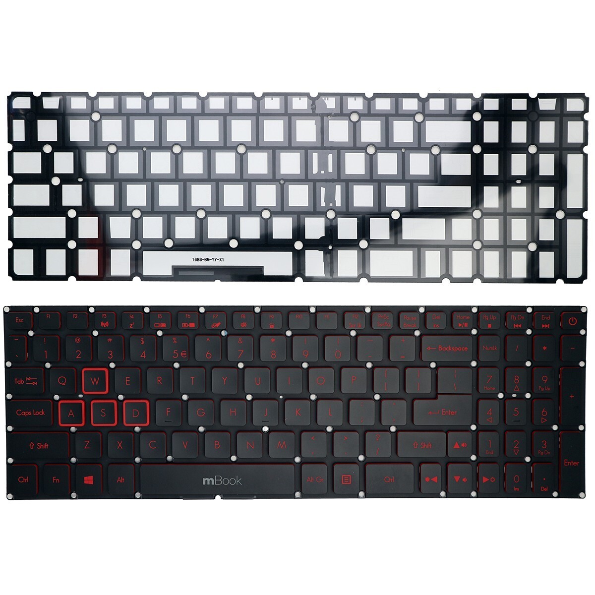 Teclado para Acer Nitro An515-41-f62a An515-41-f6vs An515-42, 