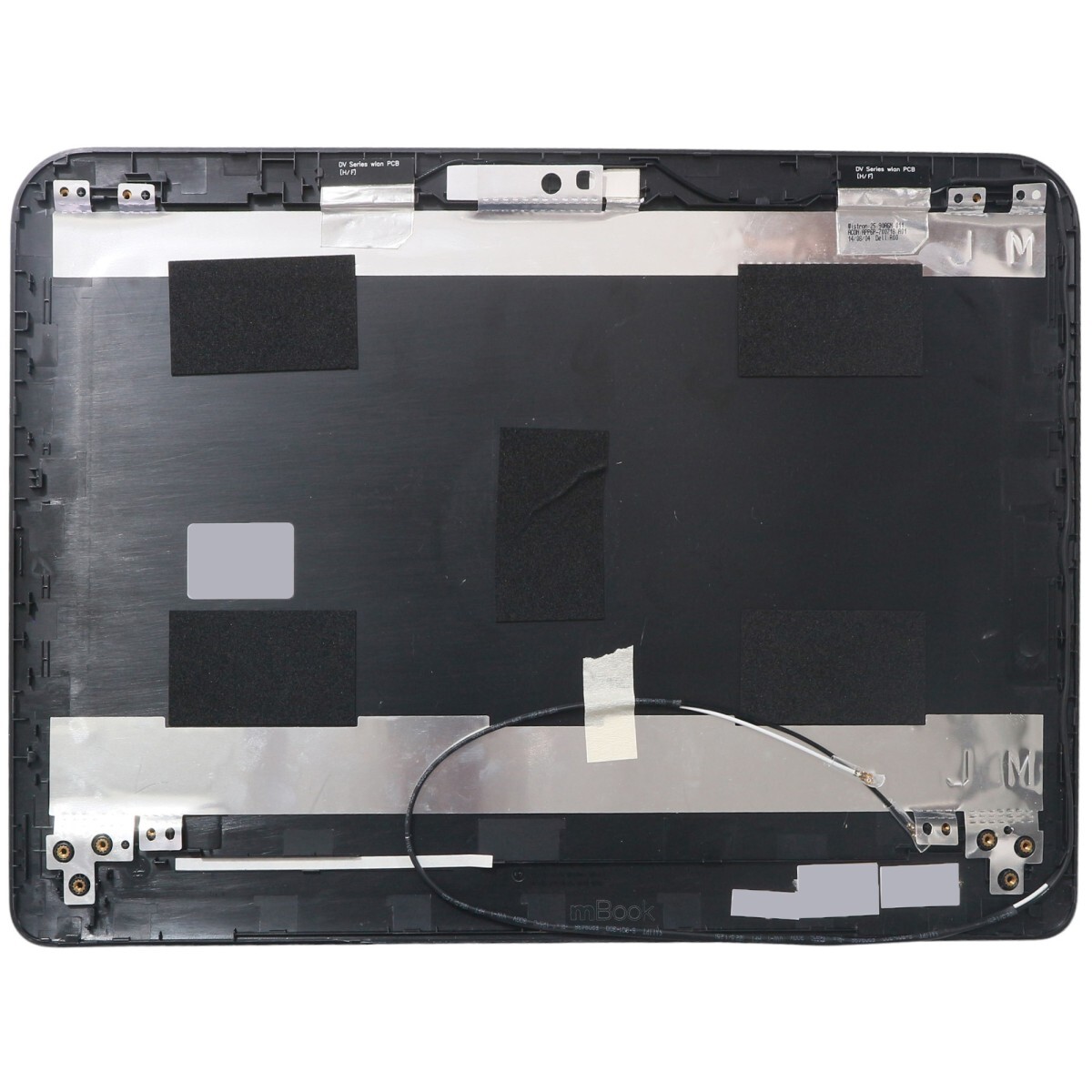 Carcaça tampa traseira e moldura da tela para 0xrhmj, 