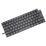 Teclado para Dell P143G Cinza BR com LED, Teclado para Dell P143G Cinza BR com LED,