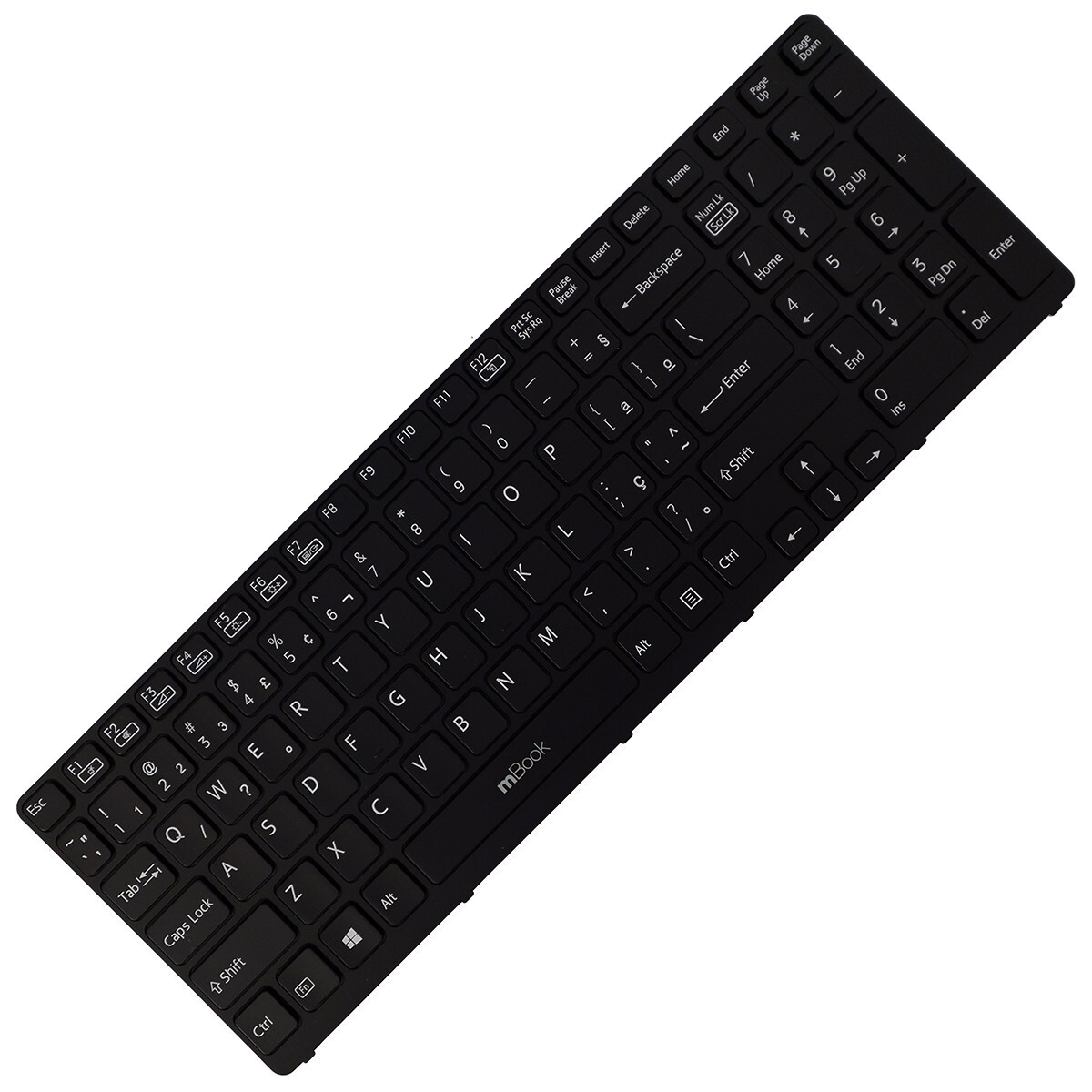 Teclado Compatível Sony Vaio com PN v133930asus3a BR LED, 