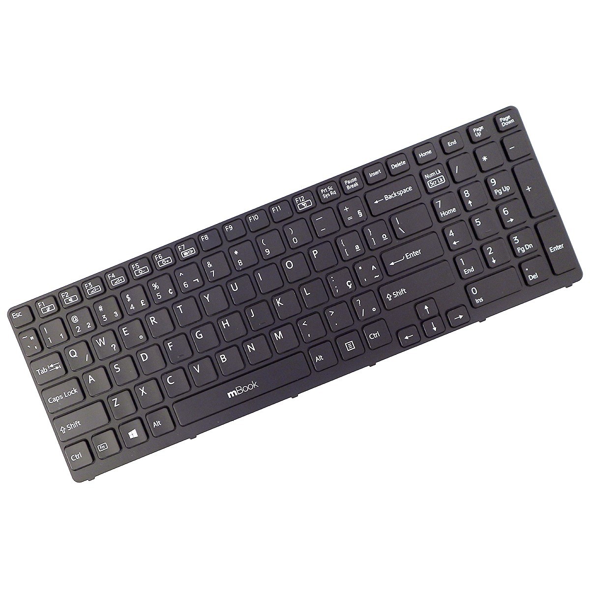 Teclado para Sony VAIO compatível com 14915601US BR com LED, 