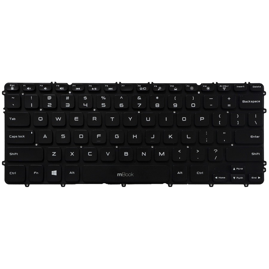 Teclado para Dell XPS 15 9530 , 9530B US com LED, 