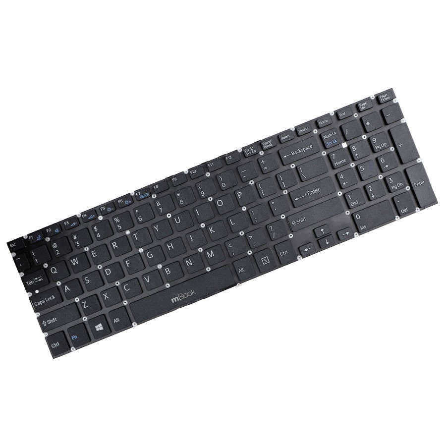 Teclado p Vaio 149239531us 9z.naebq.01d Aehk9r001103a Us BLK, 
