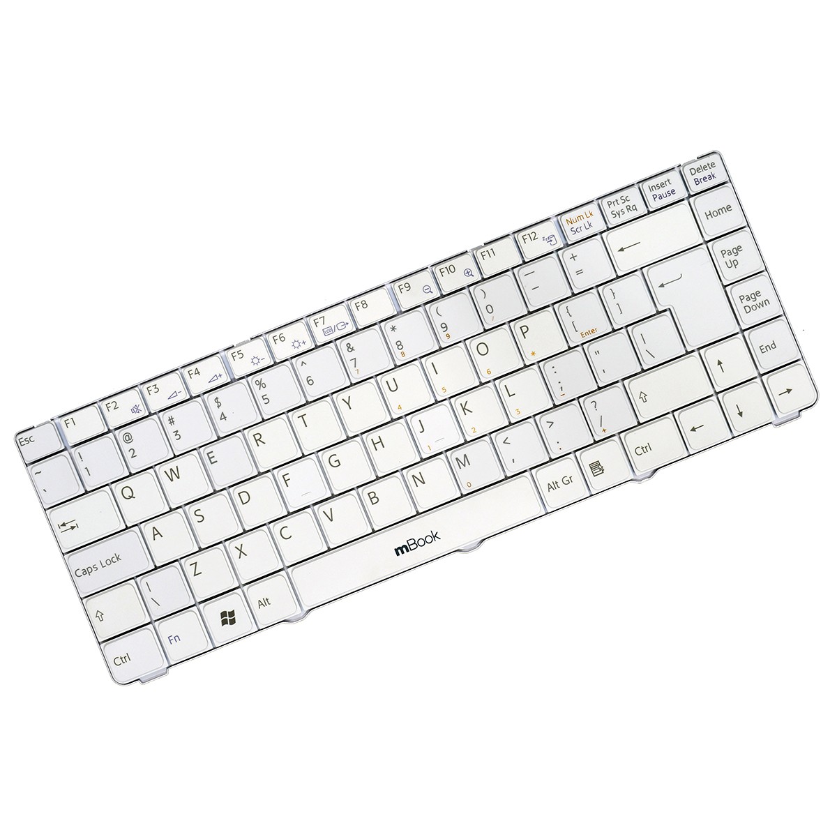 Teclado Sony Vaio Vgn-nr330ae 1-487-058-21 148705821 Branco, 