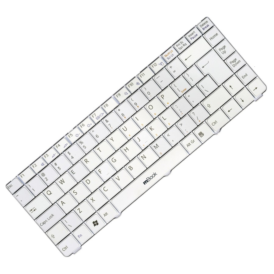 Teclado para Sony Vaio Pcg-7132m Pcg-7133l Pcg-7134m Branco, 