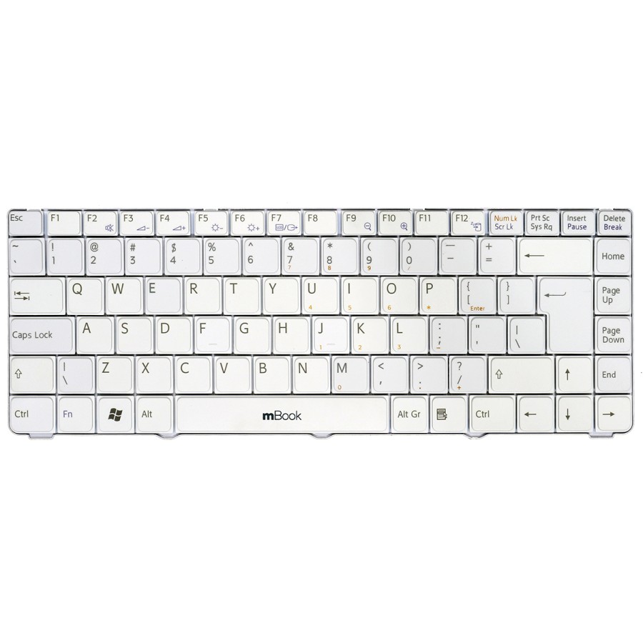 Teclado para Sony Vaio Pcg-7132m Pcg-7133l Pcg-7134m Branco, 
