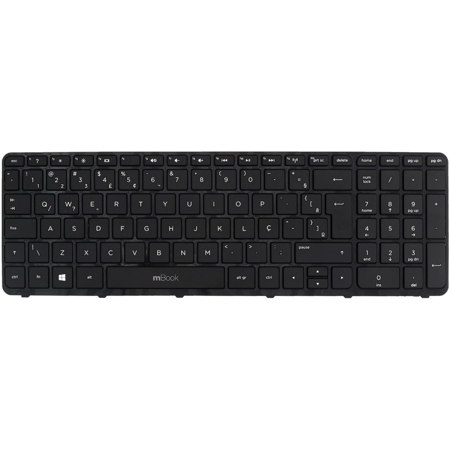 Teclado Notebook Hp Pavilion 15-n000 15-t1000 15-e000 Com Ç, 