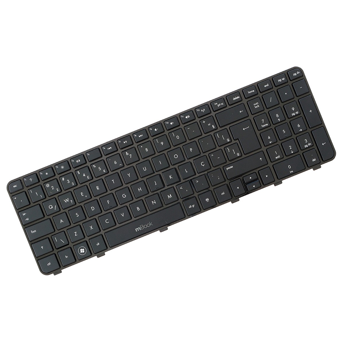 Teclado Hp Dv6-6000 Mh-633890-001 655937-041 Com Ç Frame, 