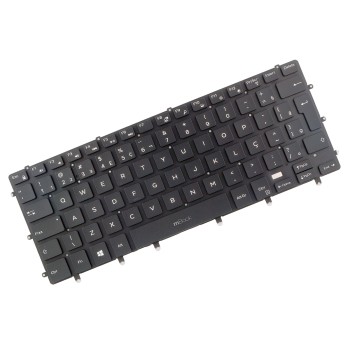 Teclado Dell Inspiron 7568 Xps 15-9550-d1828t BR Ç com led, 