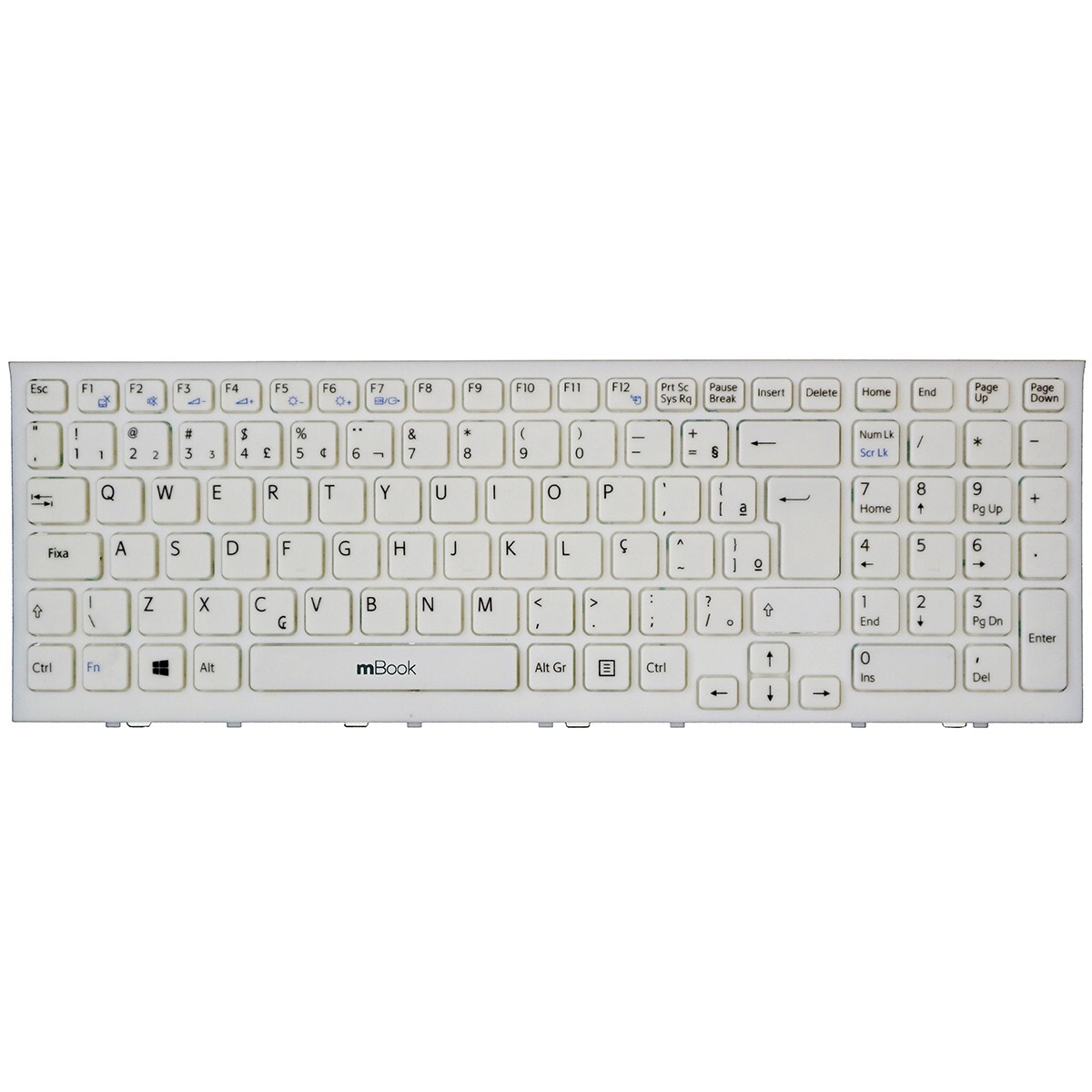 Teclado Sony Vaio Pcg-61511l Ç Branco Br Com Ç Com Frame, 