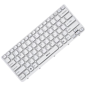 Teclado Pro para Sony Vaio Sve14128ch Branco Layout Us, 