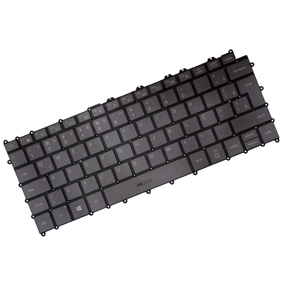 Teclado Para Samsung Galaxy Book Np767 Np767xcm-k01 Br com Ç, 