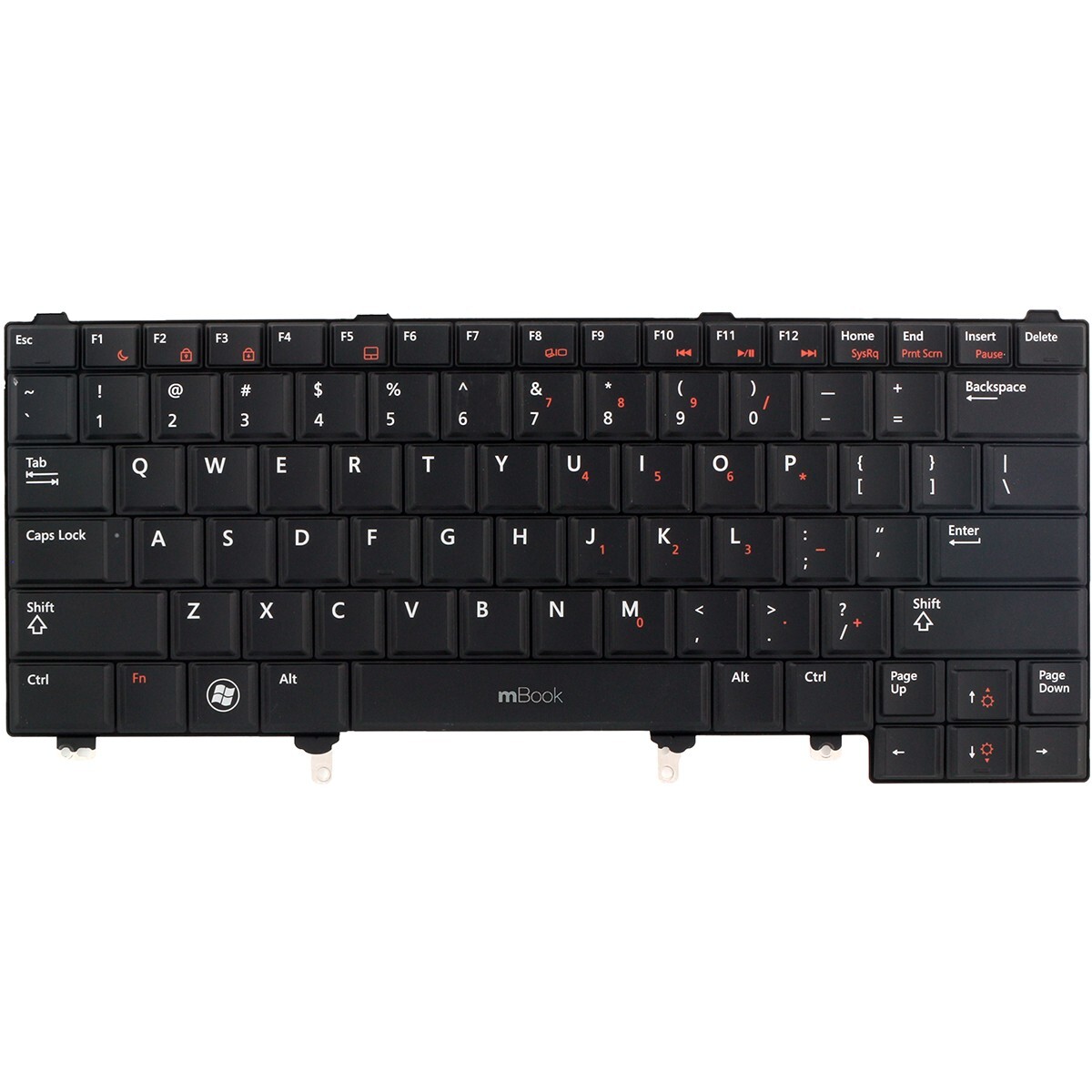 Teclado Dell Latitude 04ctxw 0cn5hf Us Sem Pointing Stick, 