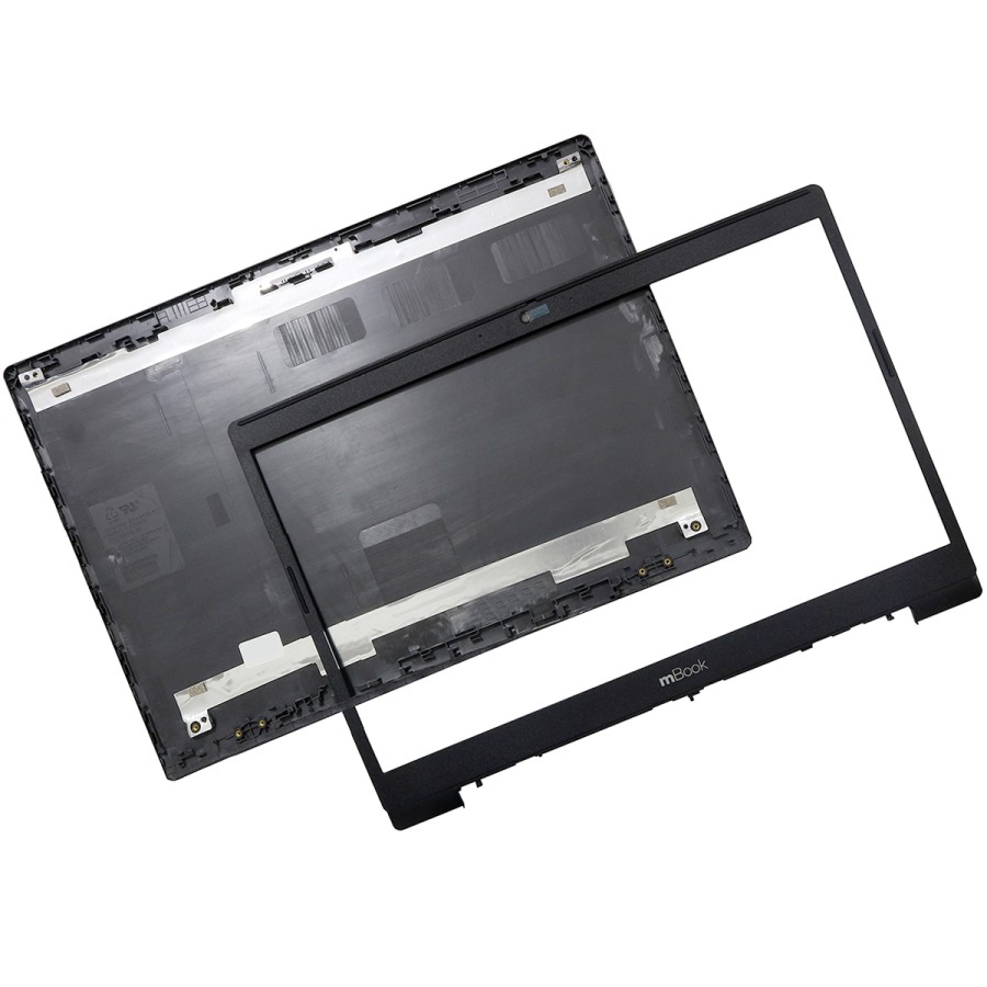 Carcaça tampa traseira e moldura para Lenovo L340-15irh, 