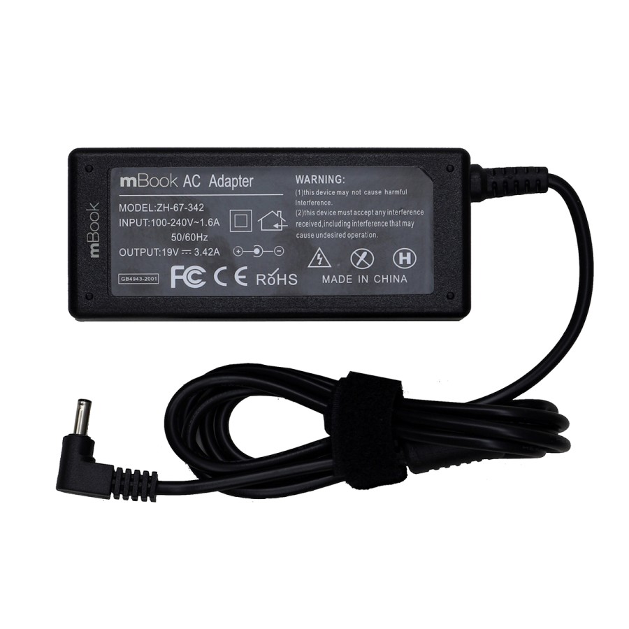 Fonte Carregador Para Asus Vivobook 15 X1500e X1500ea 65W, 