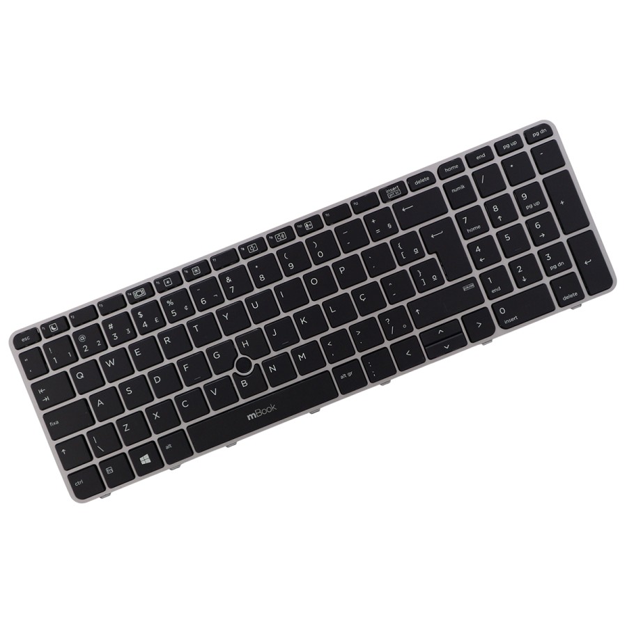 Teclado para HP ZBook 15u G3, 15u G4 BR Sem LED, 