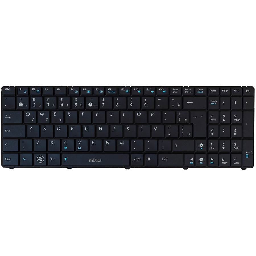 Teclado Notebook para Asus X50ij X5din X51 X70 X70i, 