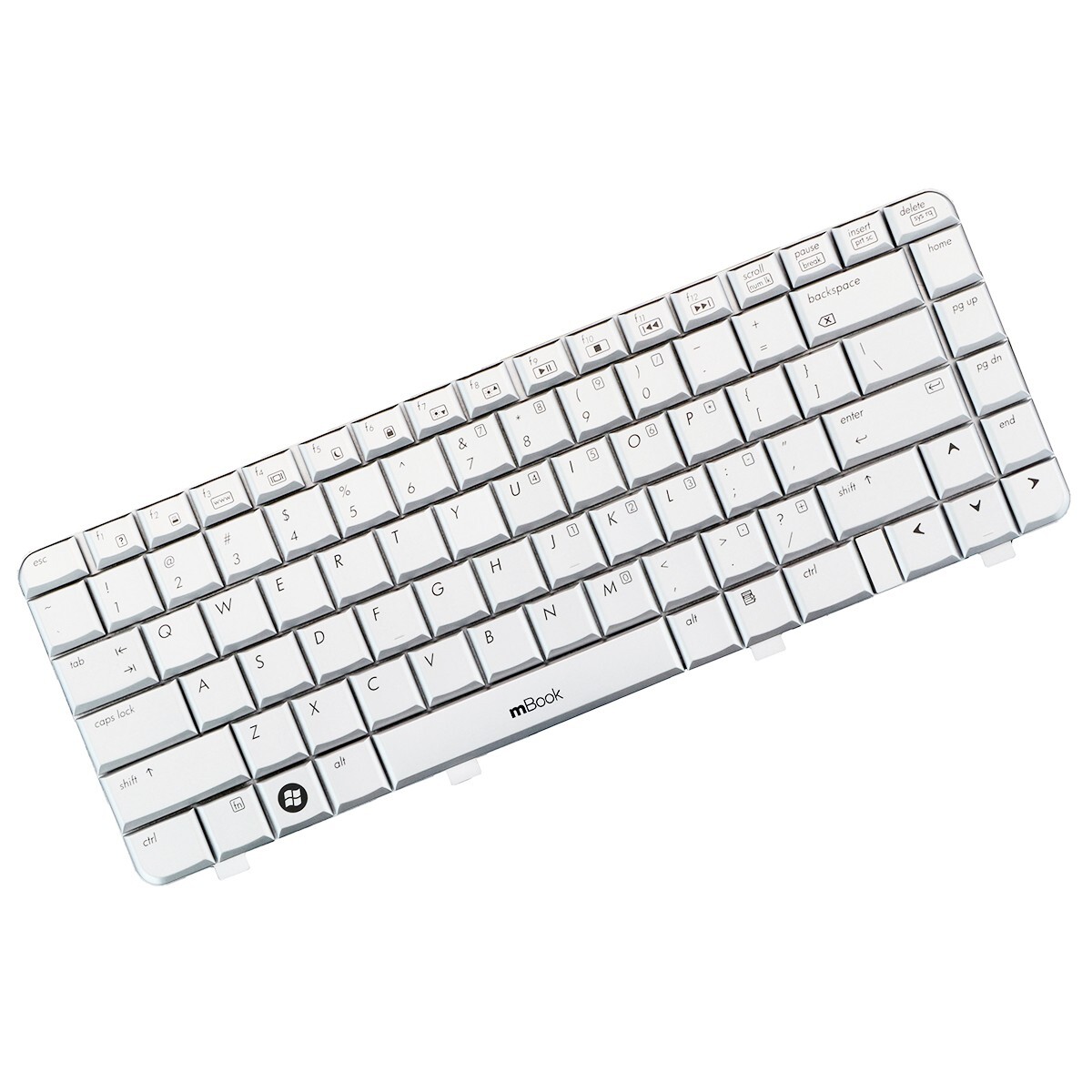 Teclado para HP Dv4-1200 Dv4-1300 Dv4-1400 Prata, 