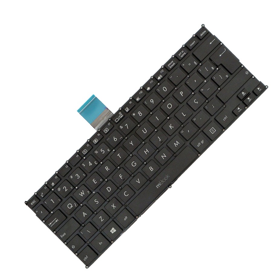 Teclado para Asus Vivobook X200ma 0knb0-1127br00 Br Com Ç, 