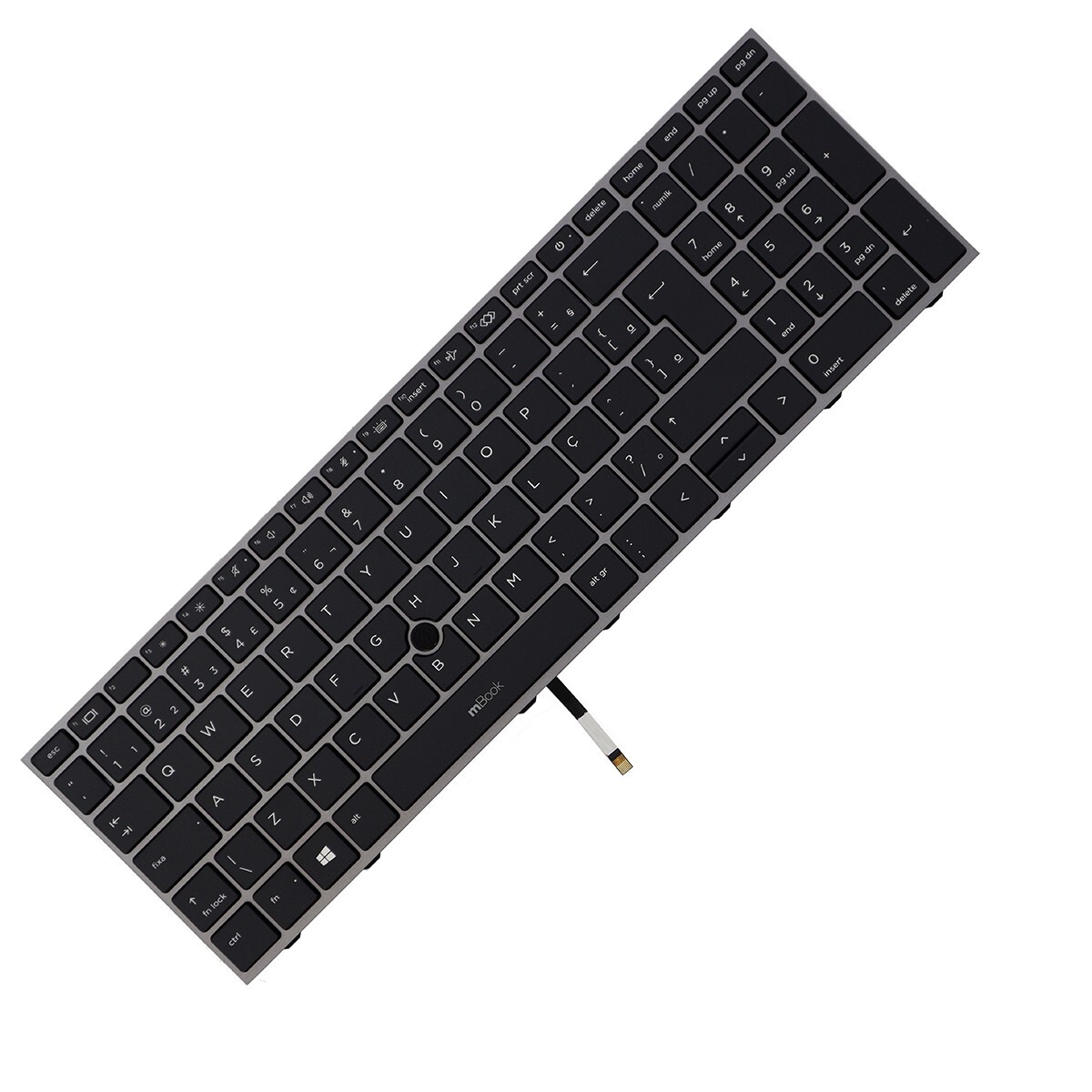 Teclado para HP ZBook Fury 15 G7, 15 G8 Com LED BR, 