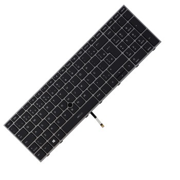 Teclado para HP ZBook Fury 15 G7, 15 G8 Com LED BR, 